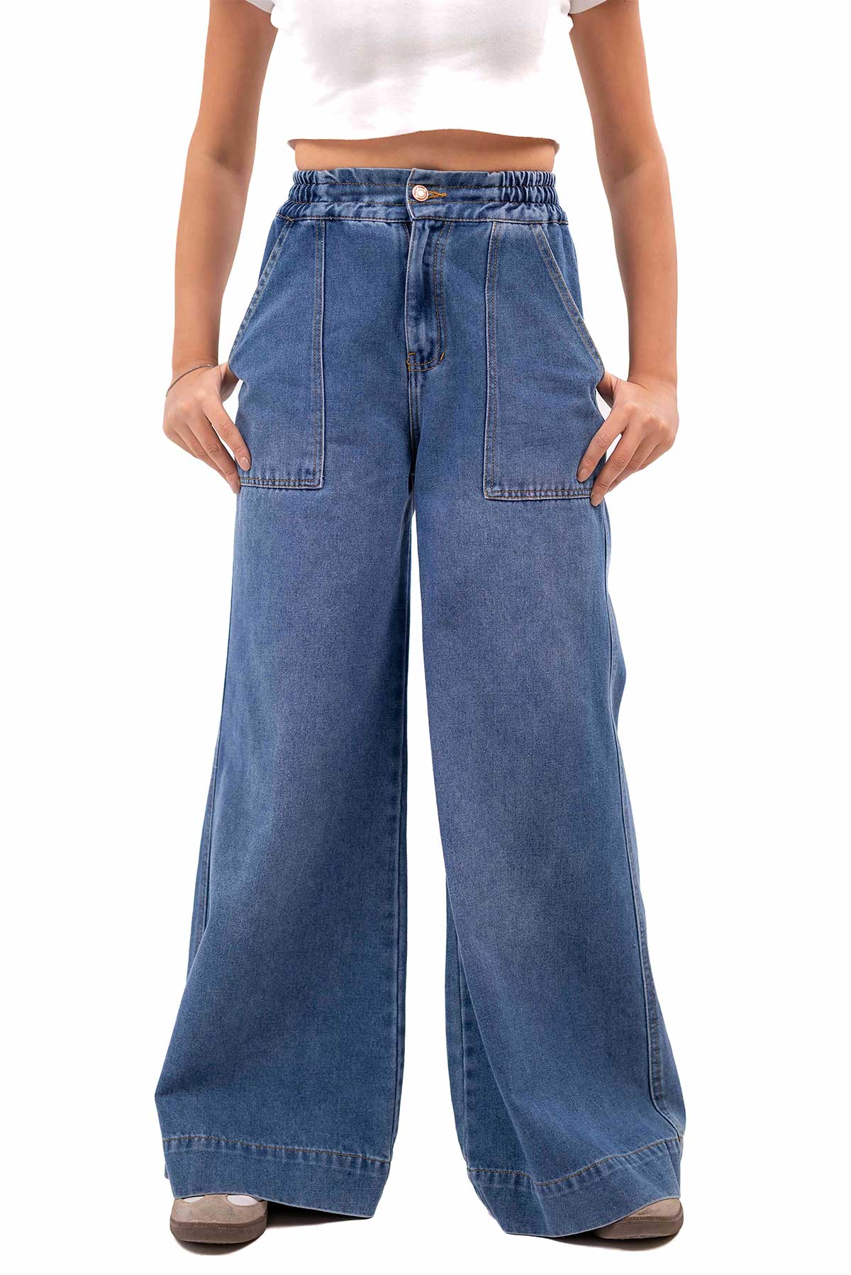 Flare Denim Pants
