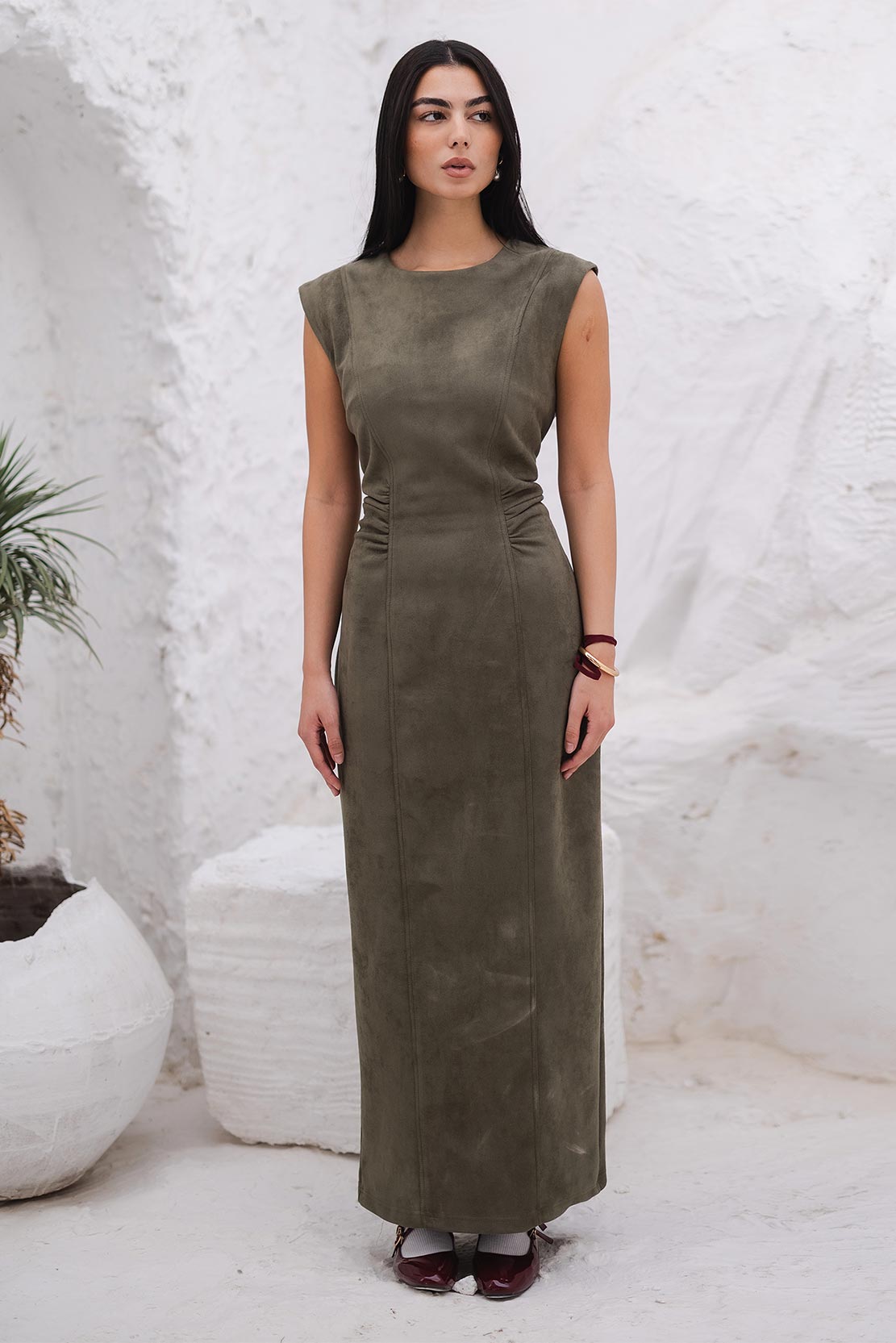 SUEDE BASIC DRESS