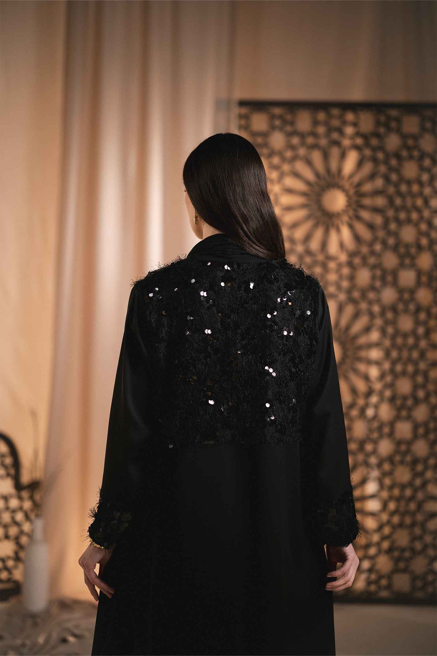 Sequin Abaya