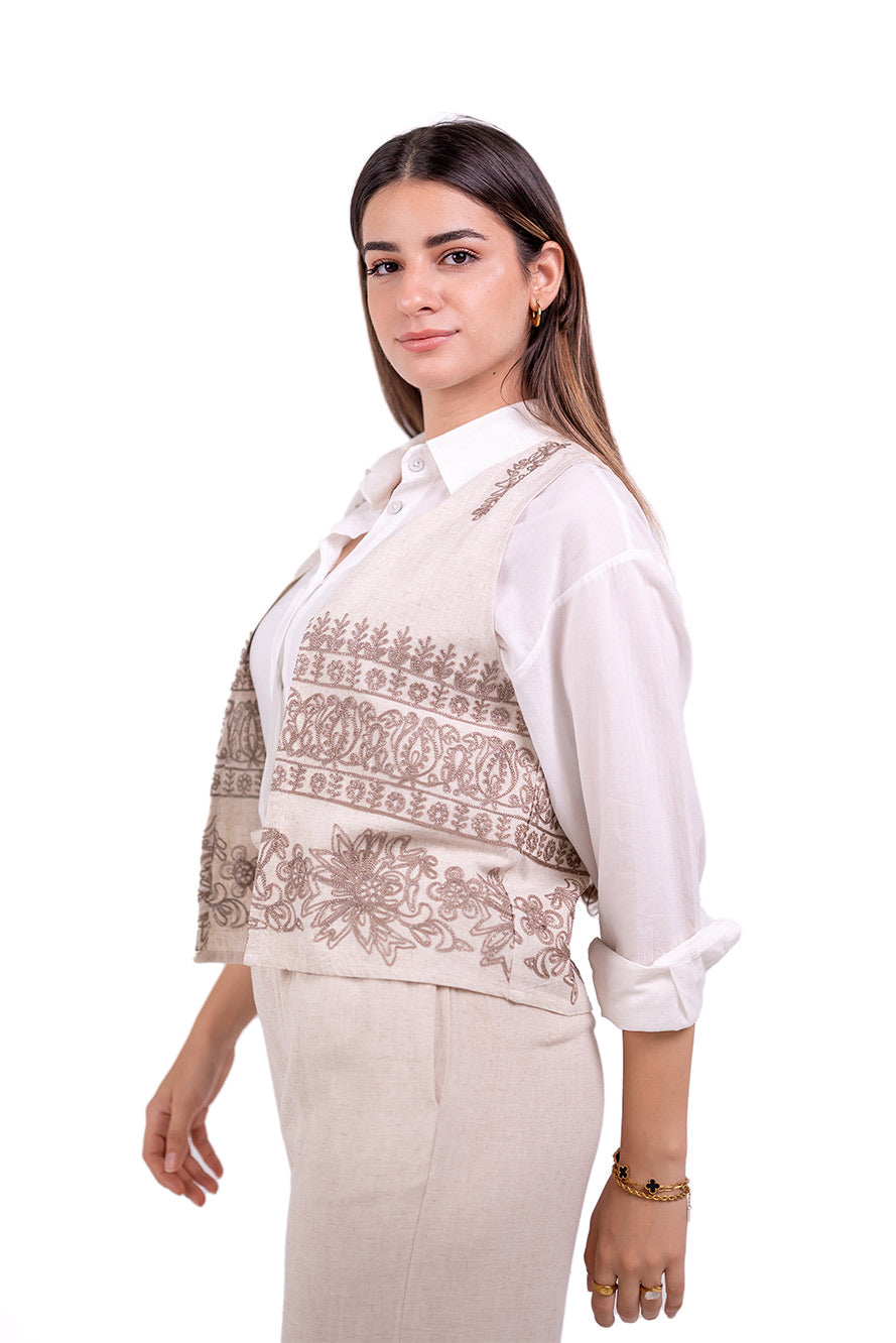 Embroidered Vest