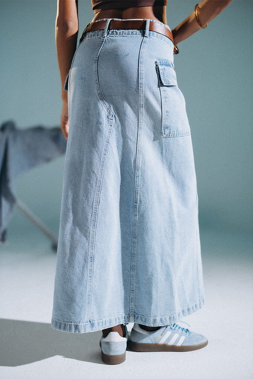Denim skirt