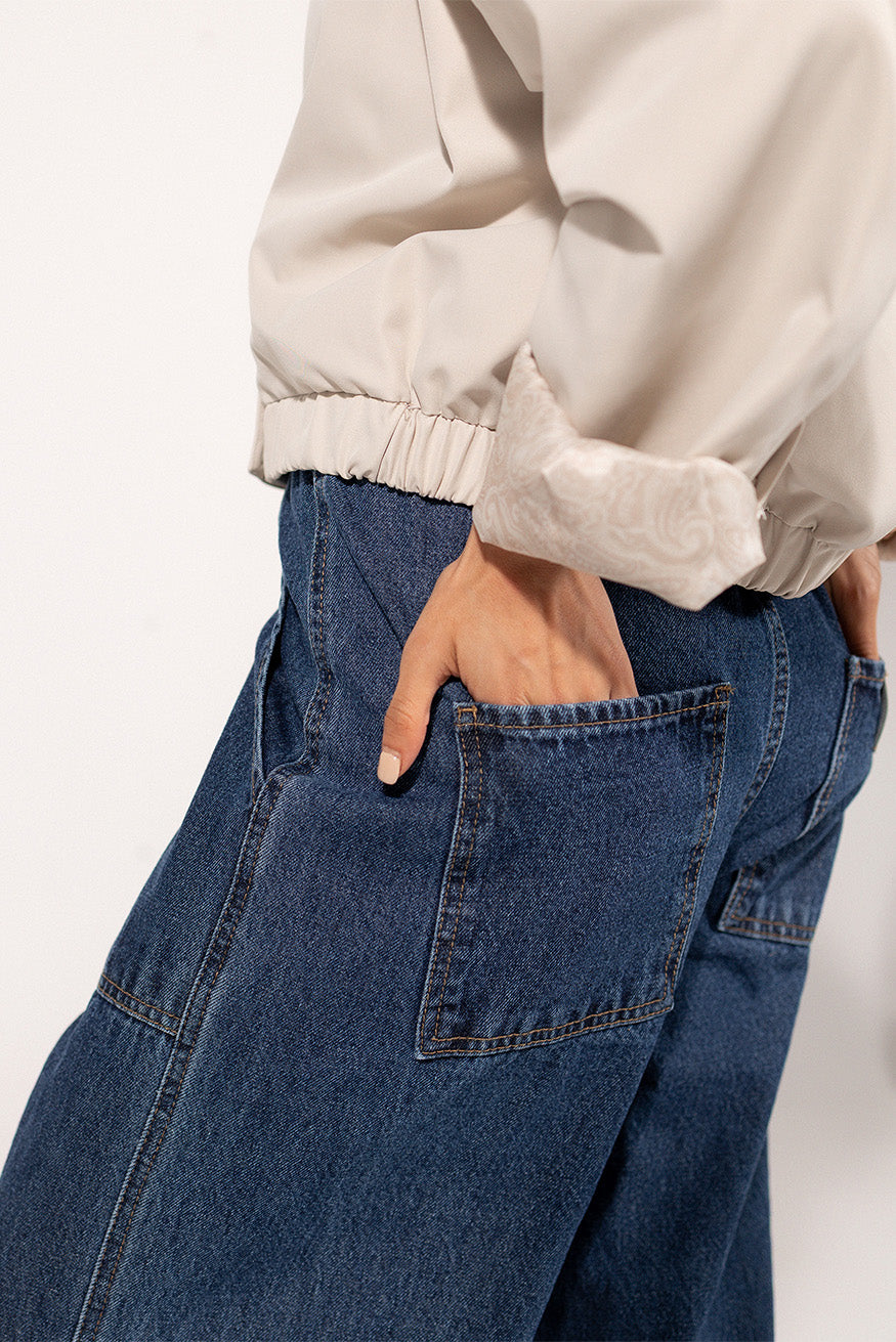 Flare Denim Pants