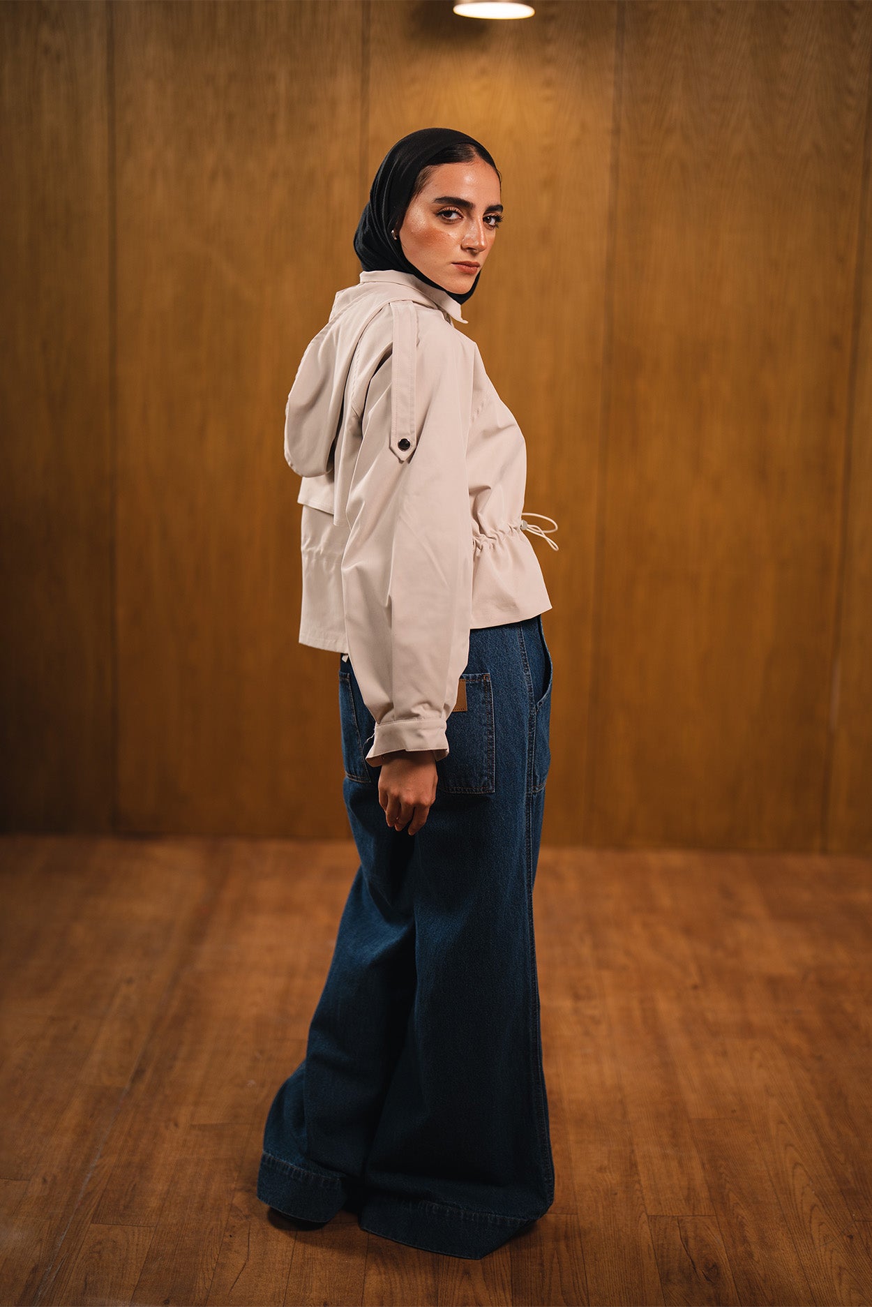 Drawstring Waist Jacket