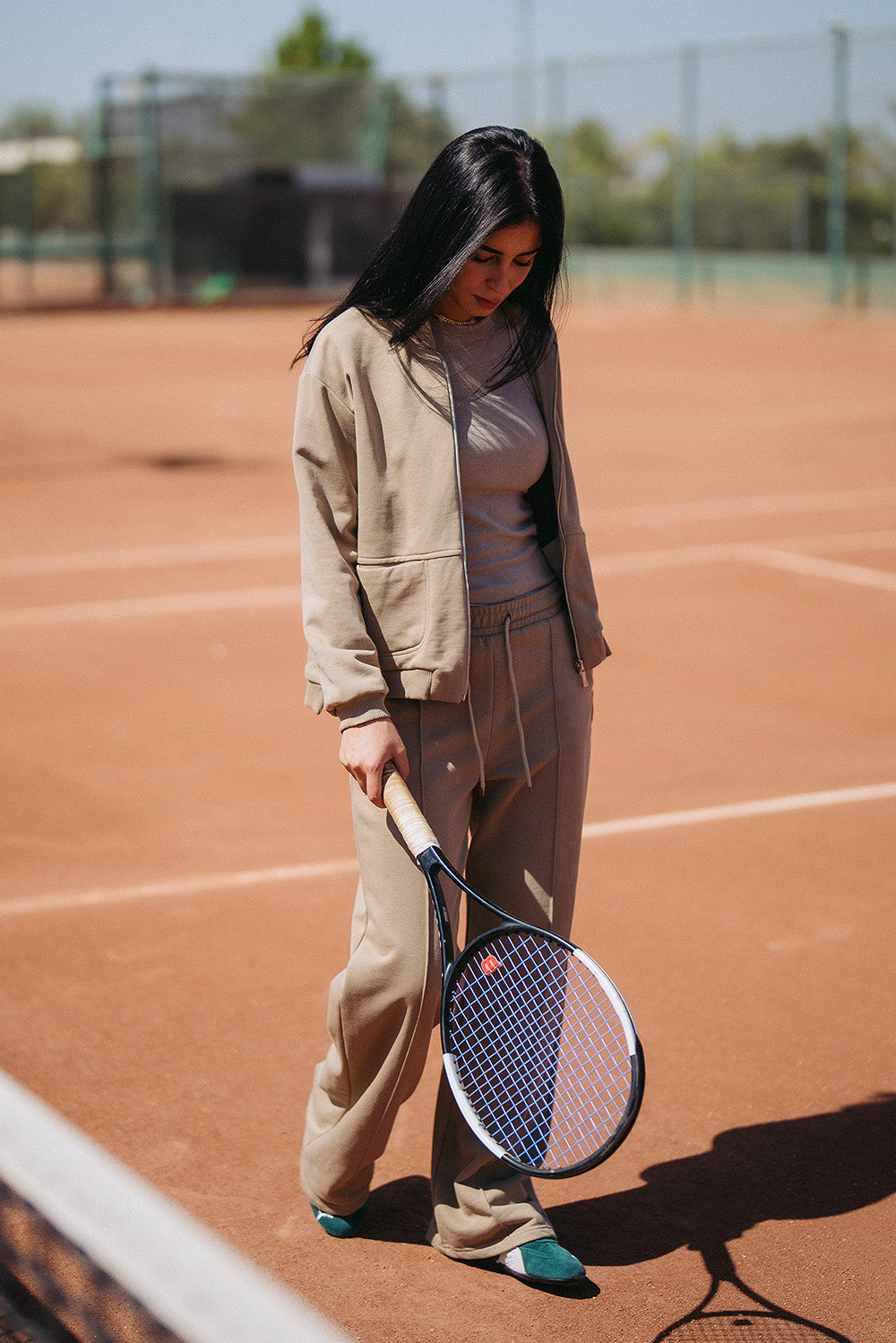 Double face Zip-Up Hoodie