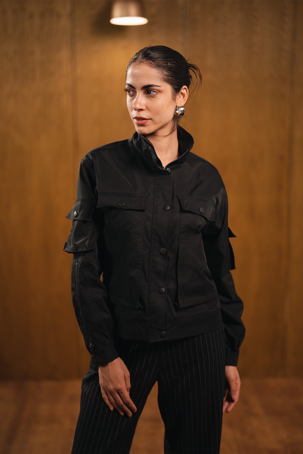 Cropped Utility Jacket