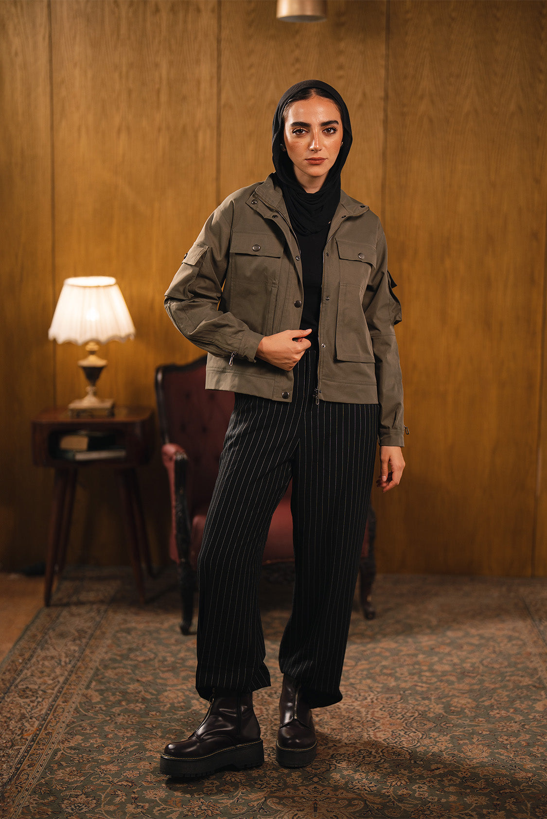 Cropped Utility Jacket