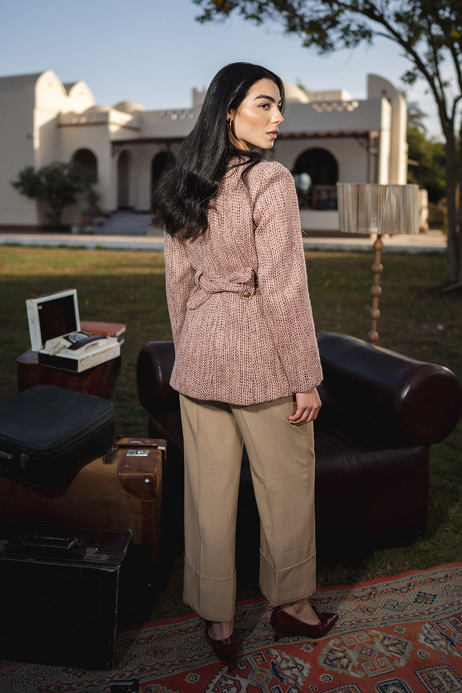 Textured Button Jacket