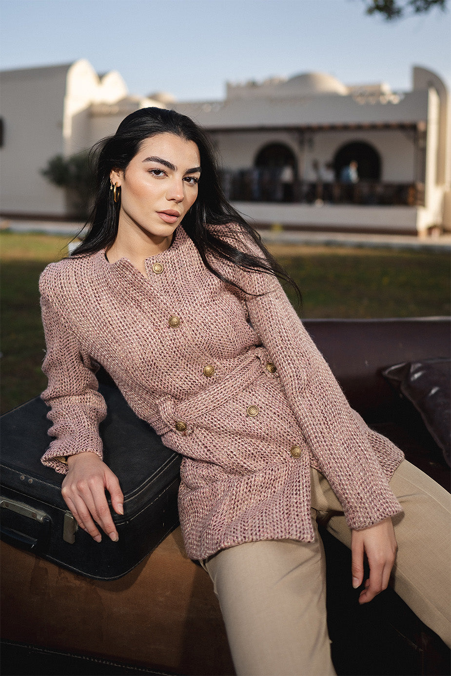 Textured Button Jacket