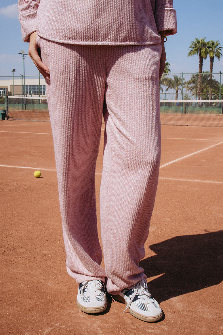 Ribbed Knit Lounge Pants