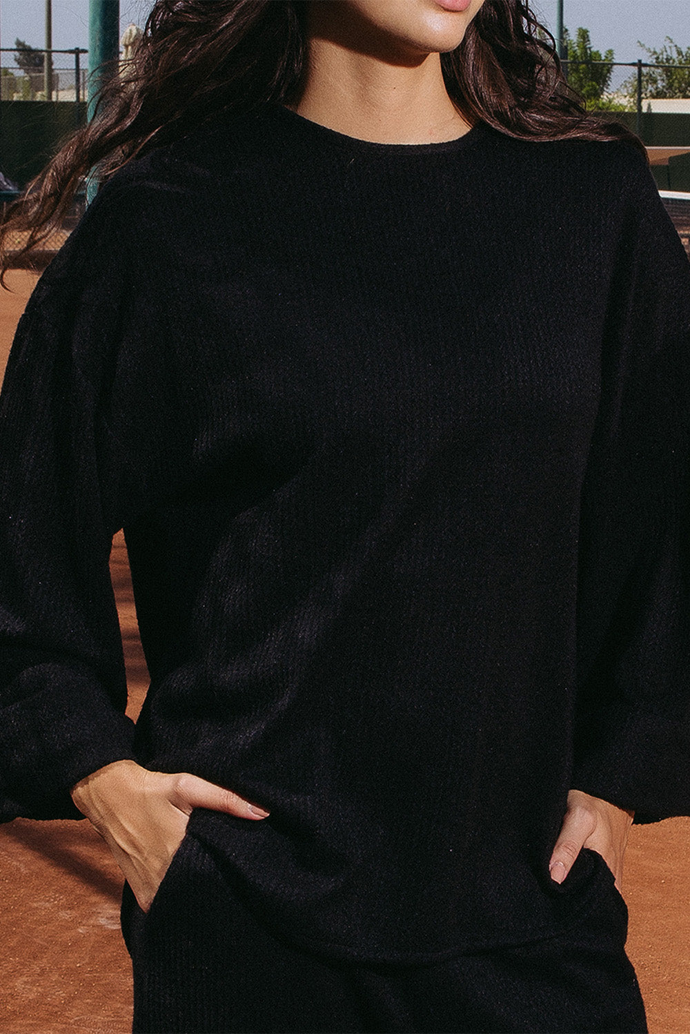 توب محبوك مريح