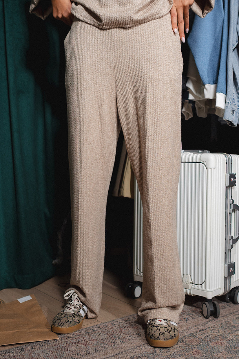 Ribbed Knit Lounge Pants