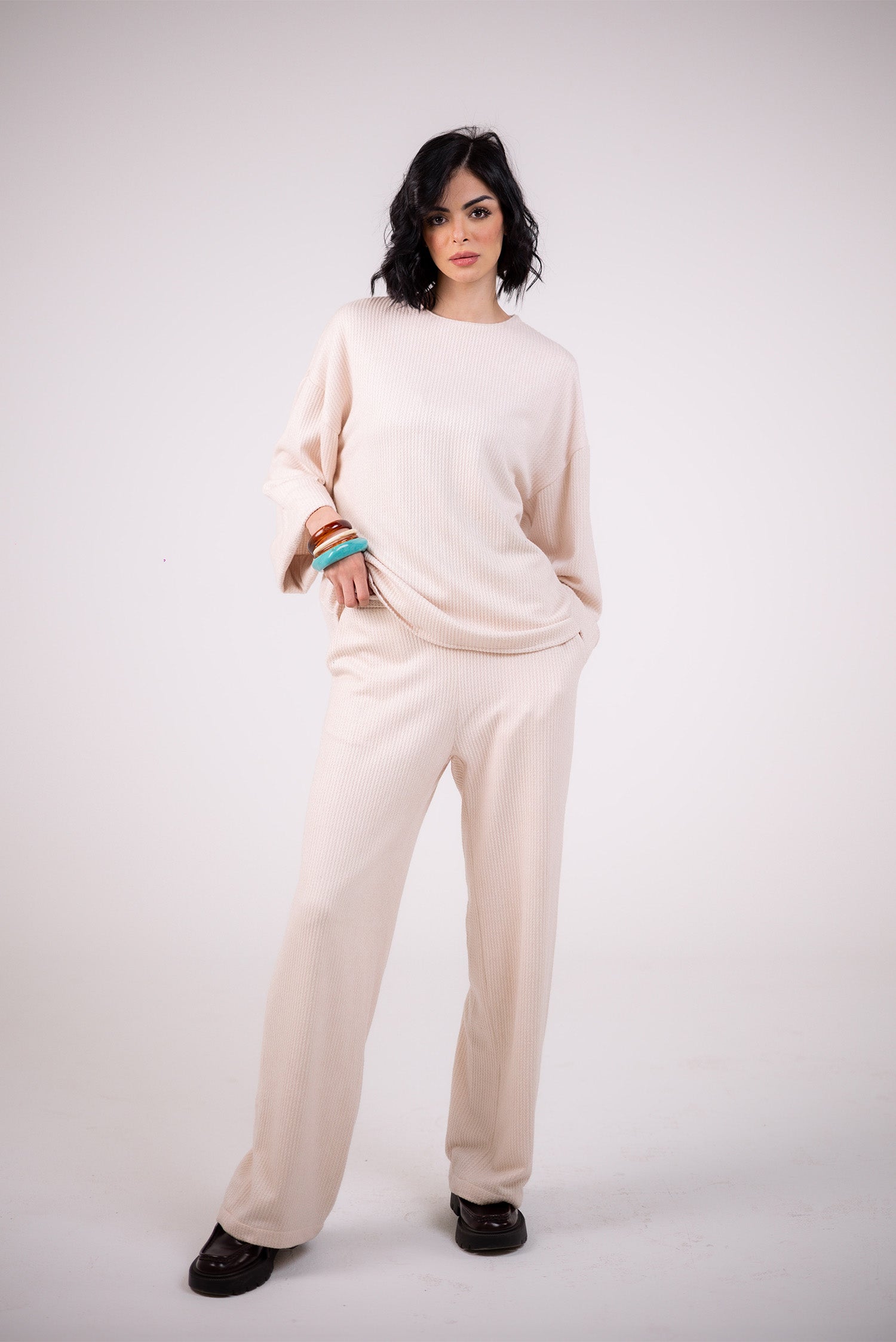 Ribbed Knit Lounge Pants