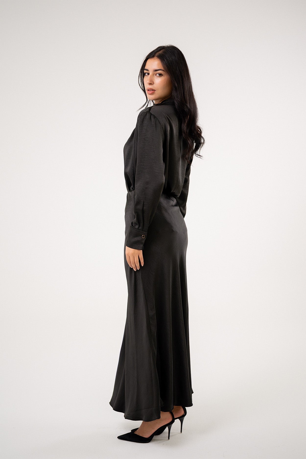 Satin Maxi Skirt