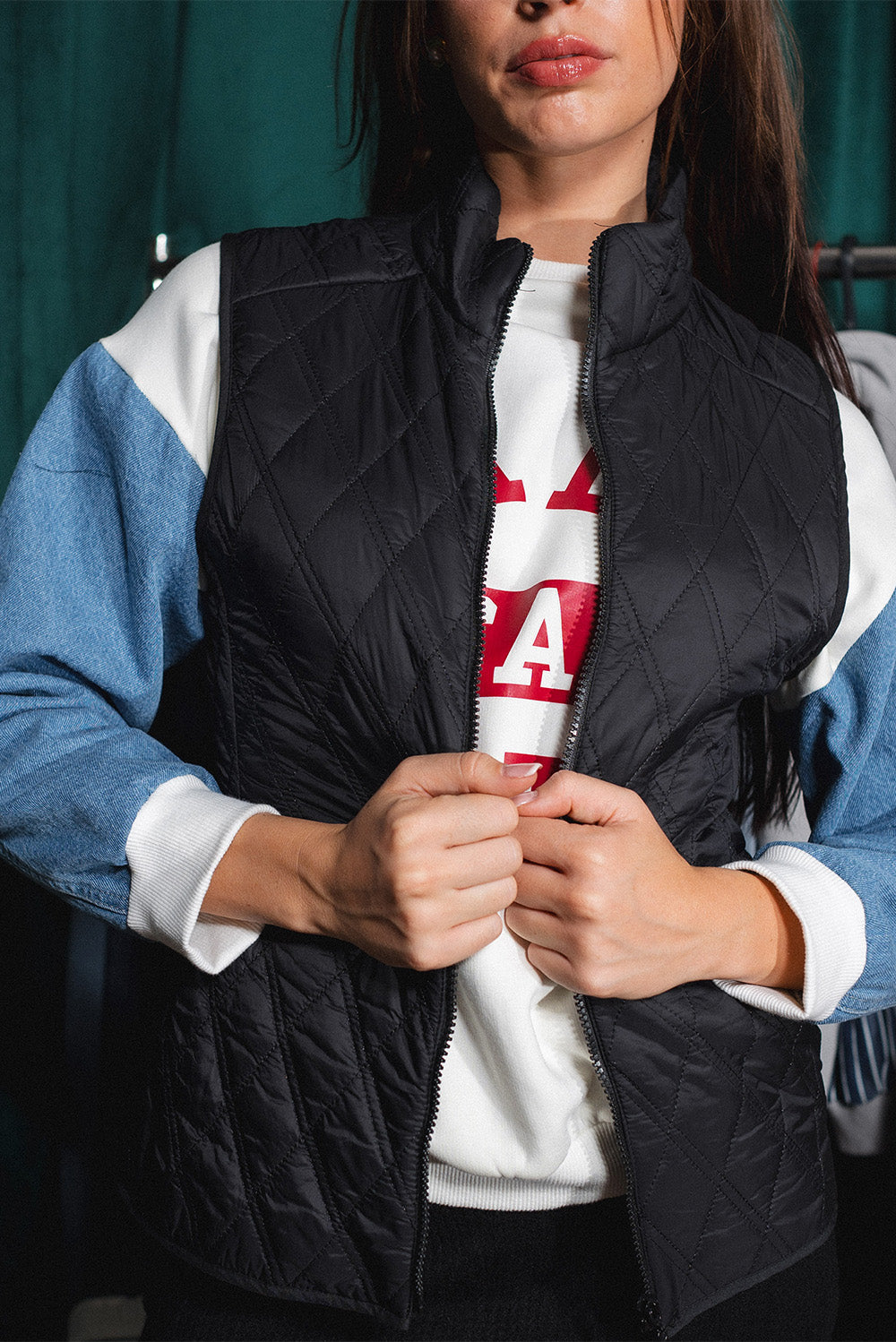 Zip Up Vest