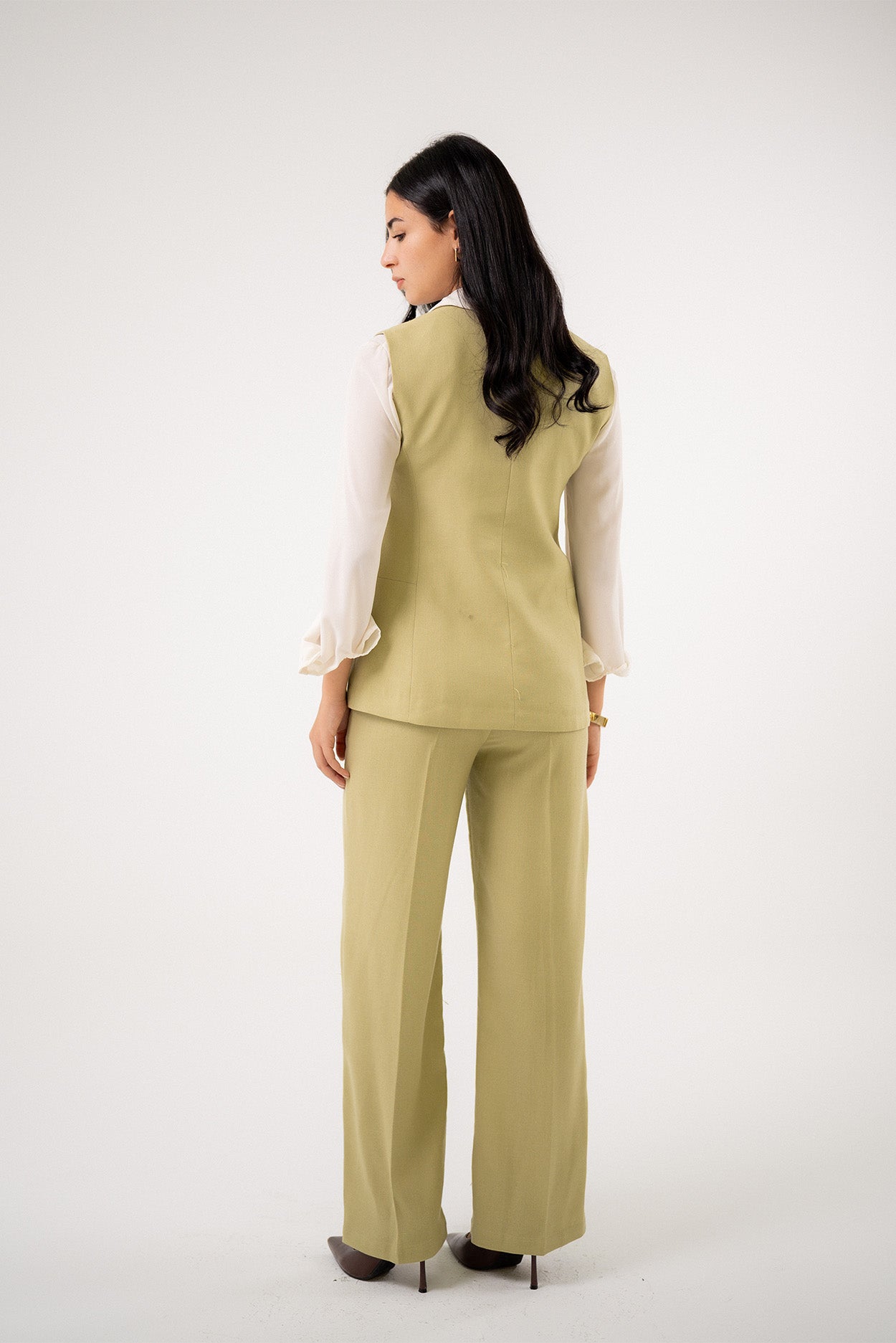 Sleeveless Tailored Vest