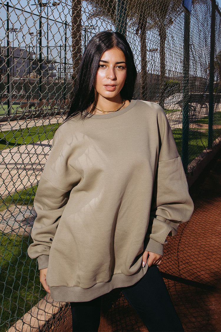 The Oversized Dust Crewneck