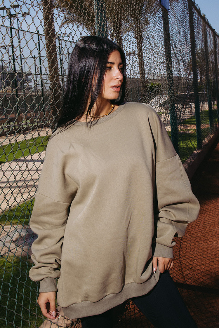 The Oversized Dust Crewneck