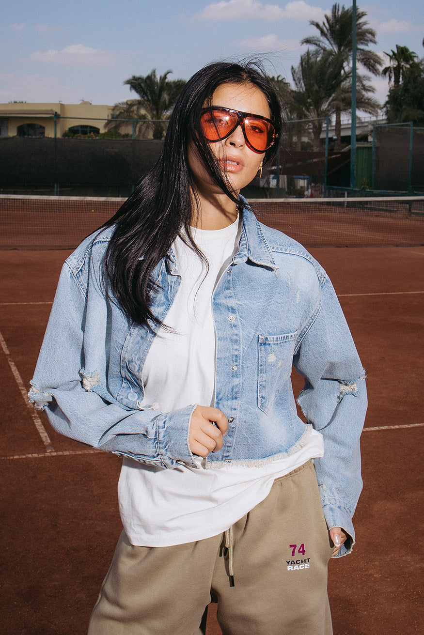 Cropped Denim Jacket