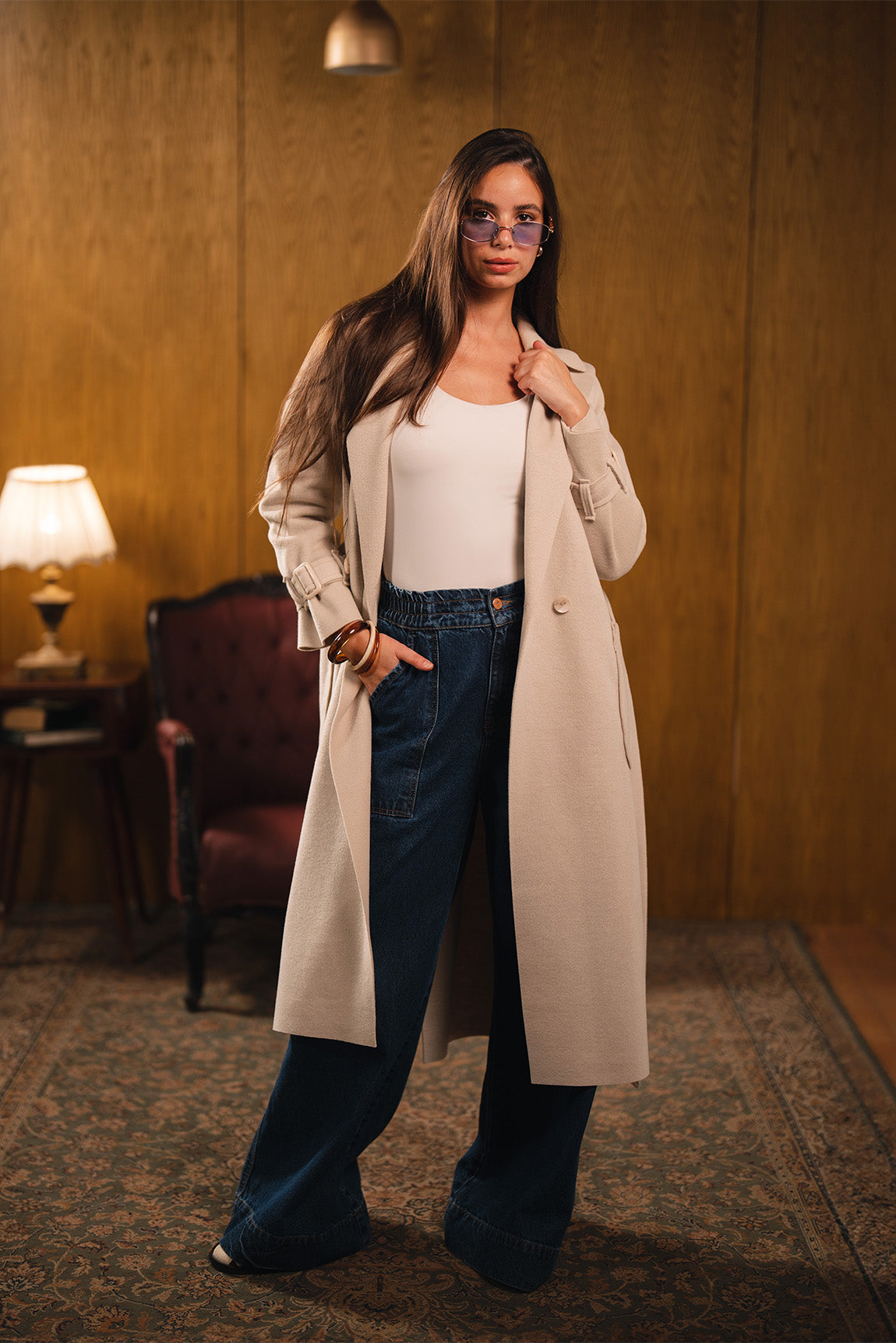 Belted Wool Coat