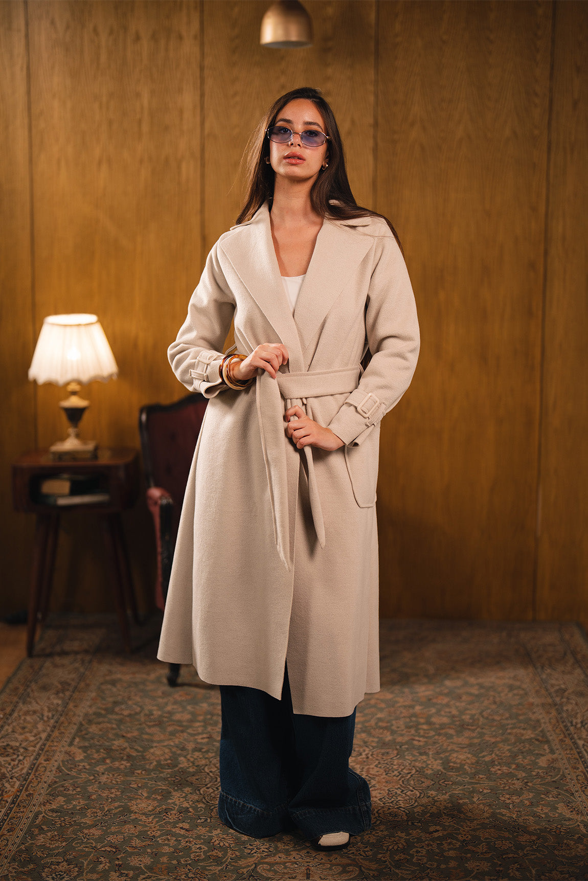 Belted Wool Coat