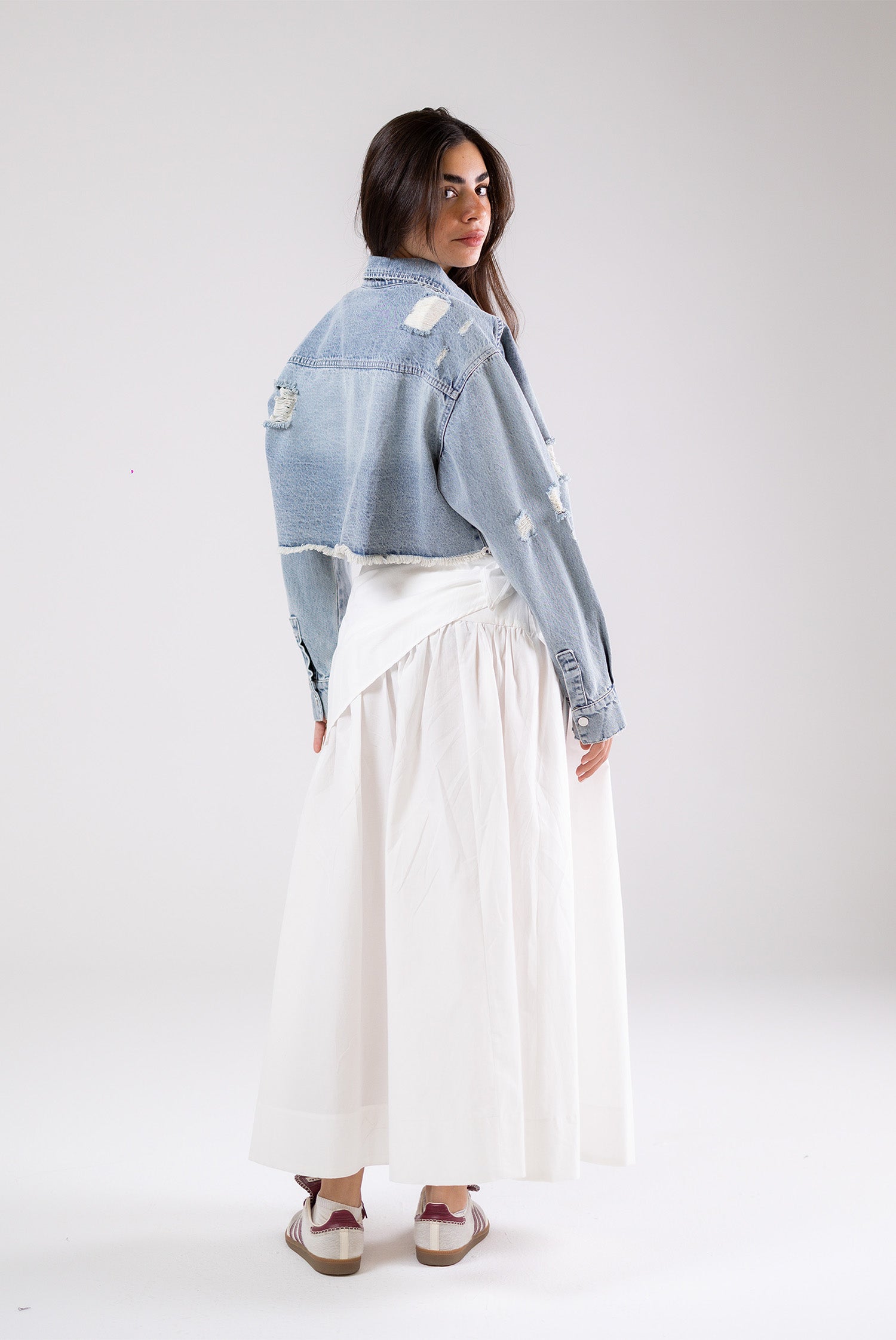 Cropped Denim Jacket