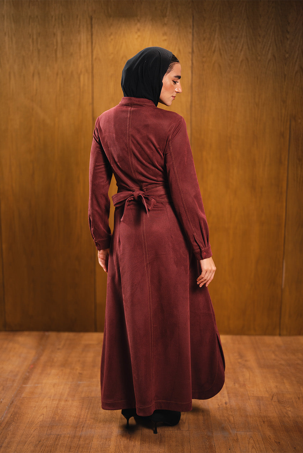 Knot-Front Maxi Dress