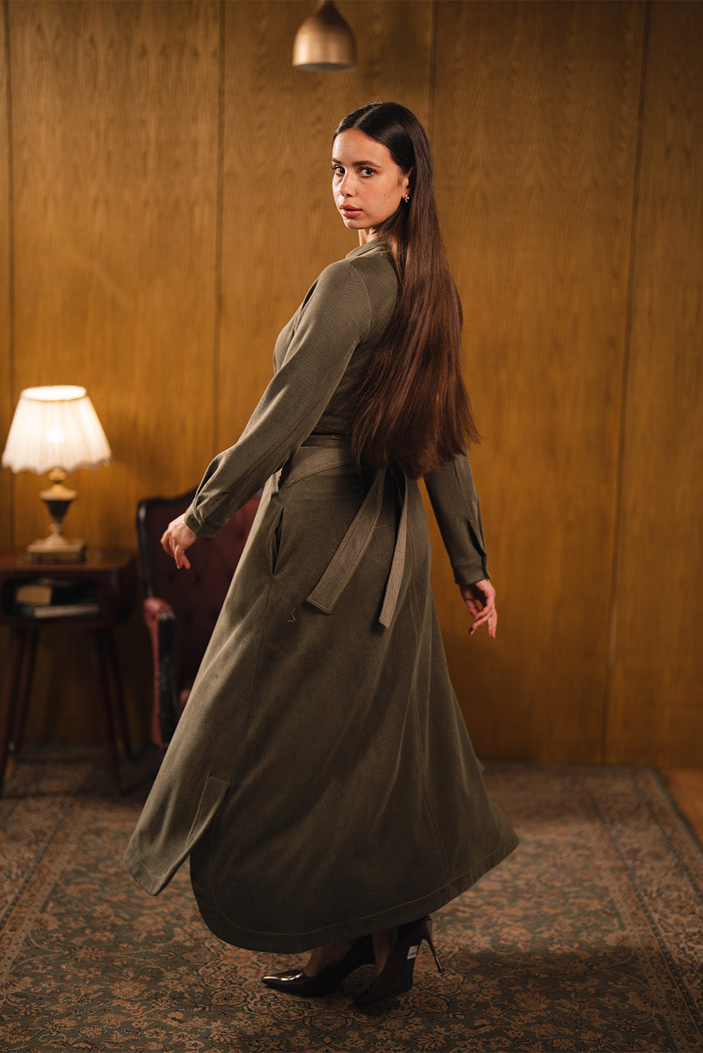 Knot-Front Maxi Dress