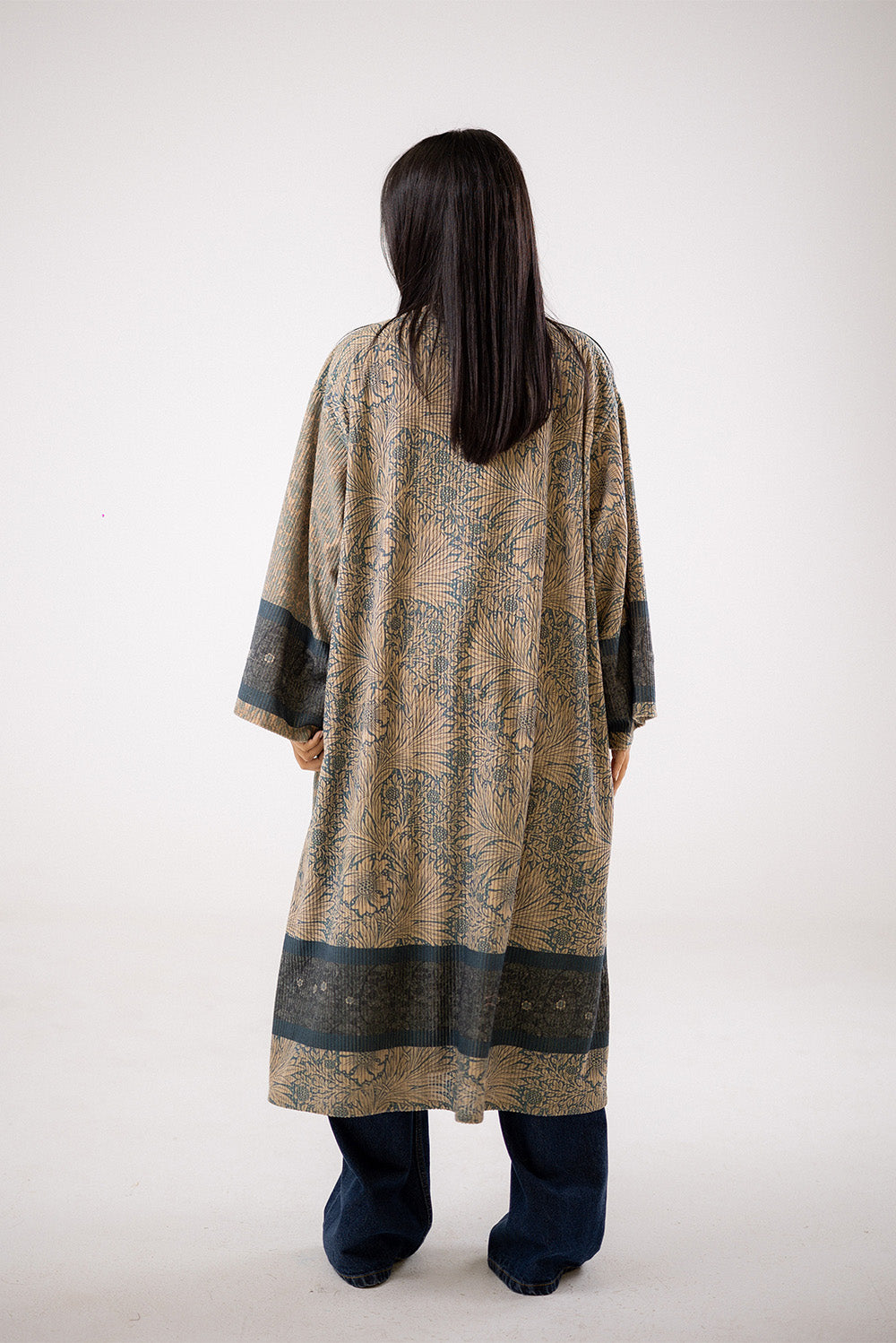 Patterned Kimono Cardigan