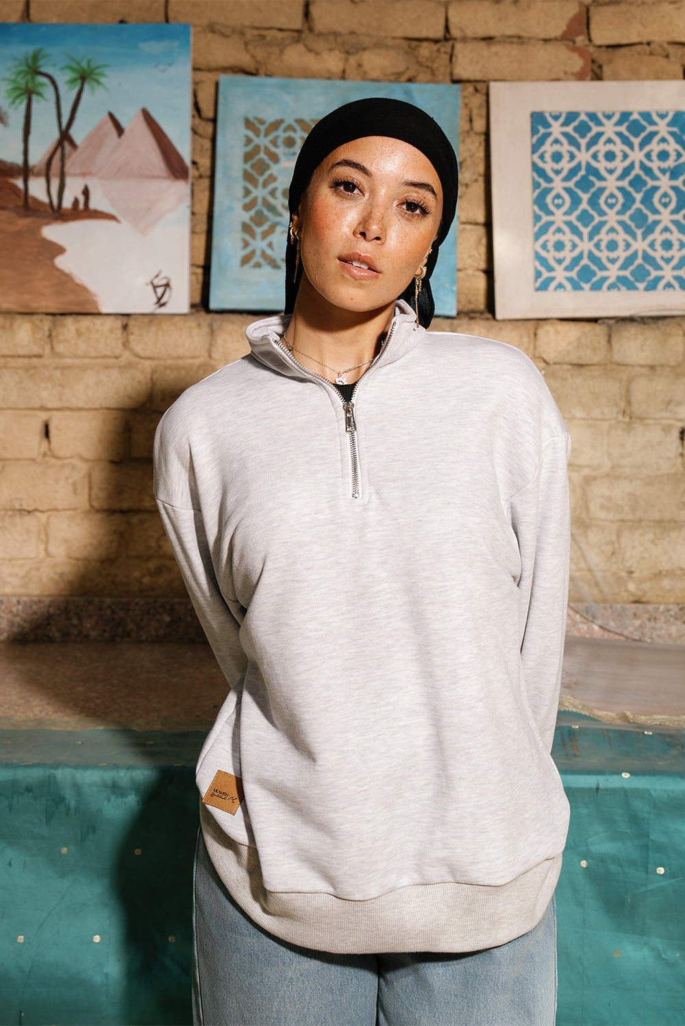 Zip-Up Sweater