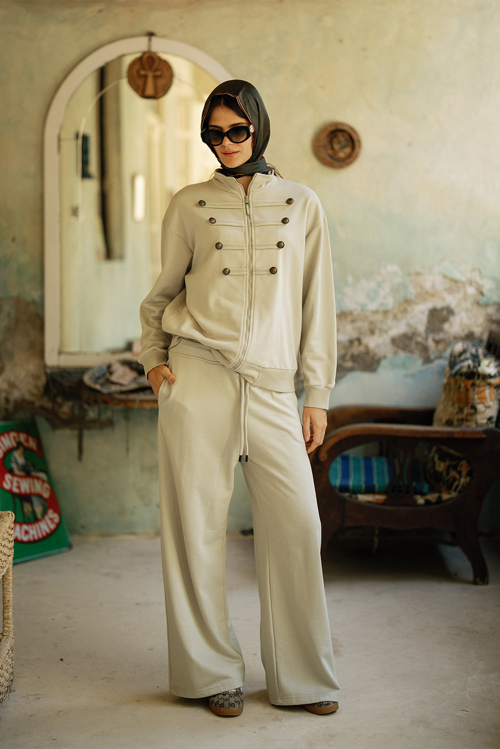 Military-Style Zip Jacket