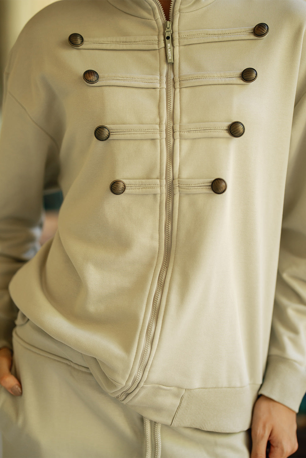 Military-Style Zip Jacket