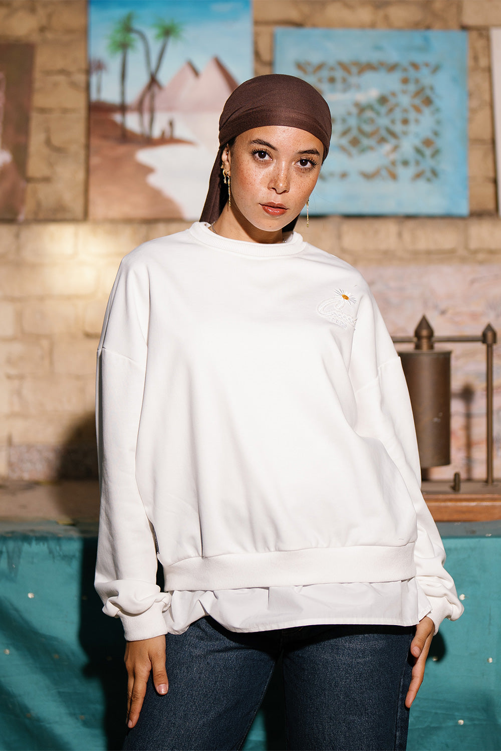 Layered Sweatshirt