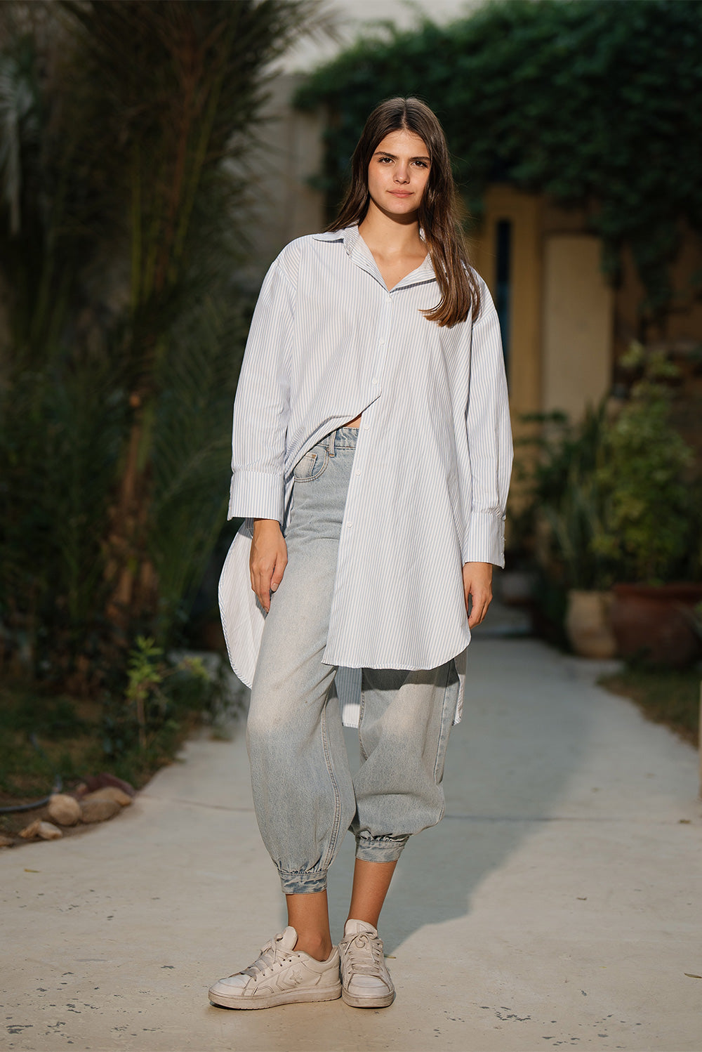 Striped Oversized Shirt