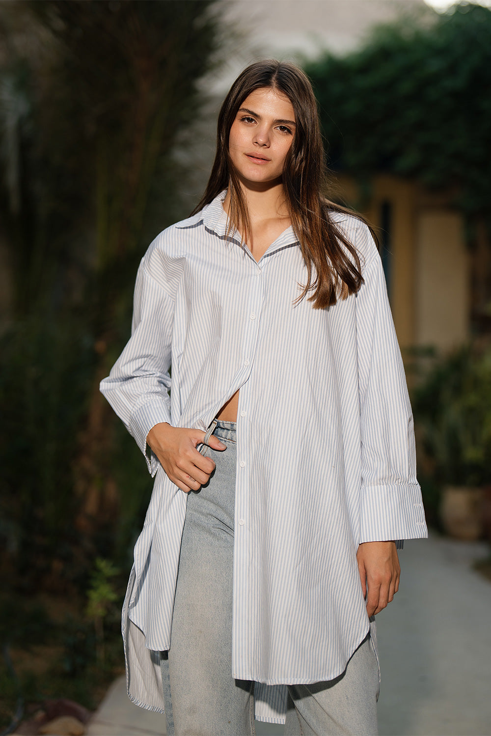 Striped Oversized Shirt