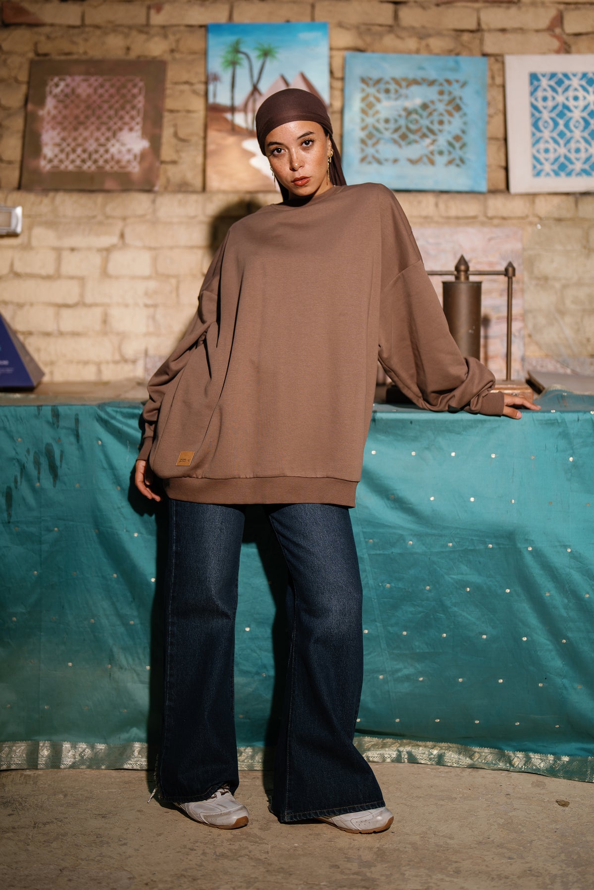 Oversized Crewneck Sweatshirt