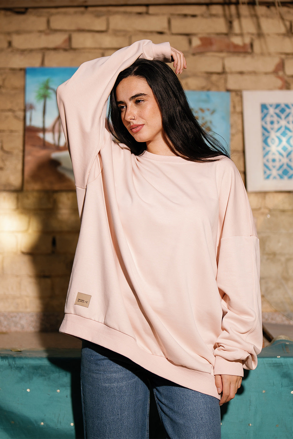 Oversized Crewneck Sweatshirt