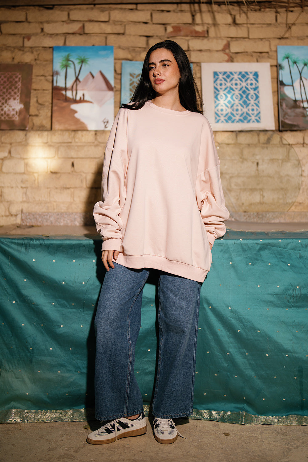 Oversized Crewneck Sweatshirt