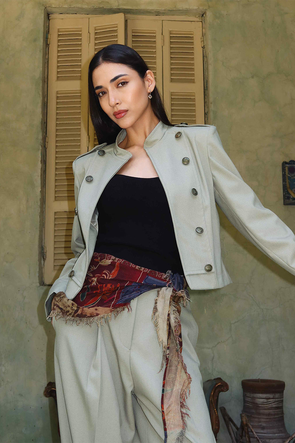 Double-Breasted Jacket