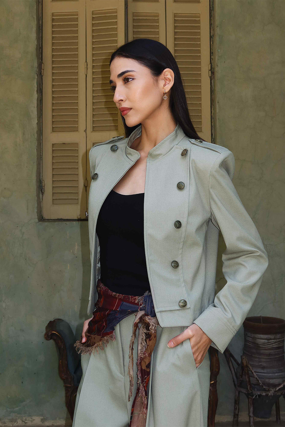 Double-Breasted Jacket