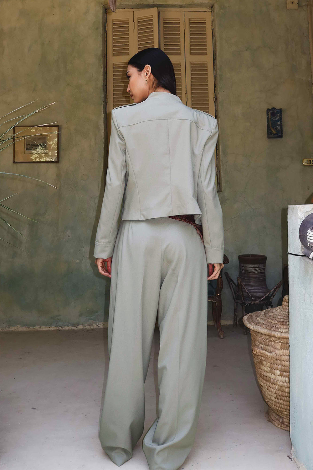 Wide-Leg Trousers