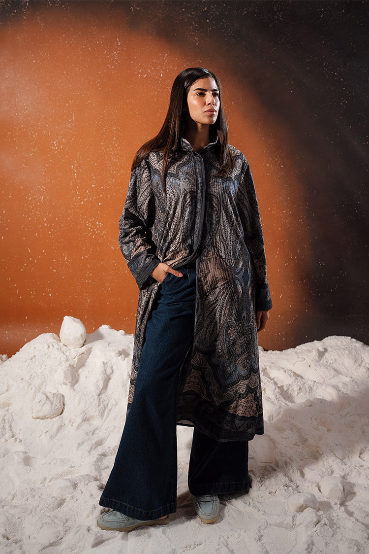 Velvet Patterned long shirt