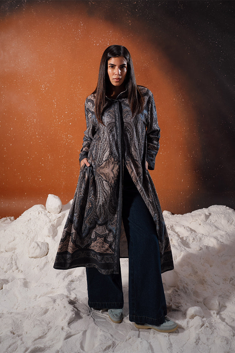 Velvet Patterned long shirt