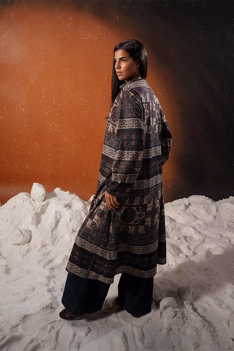 Velvet Patterned long shirt