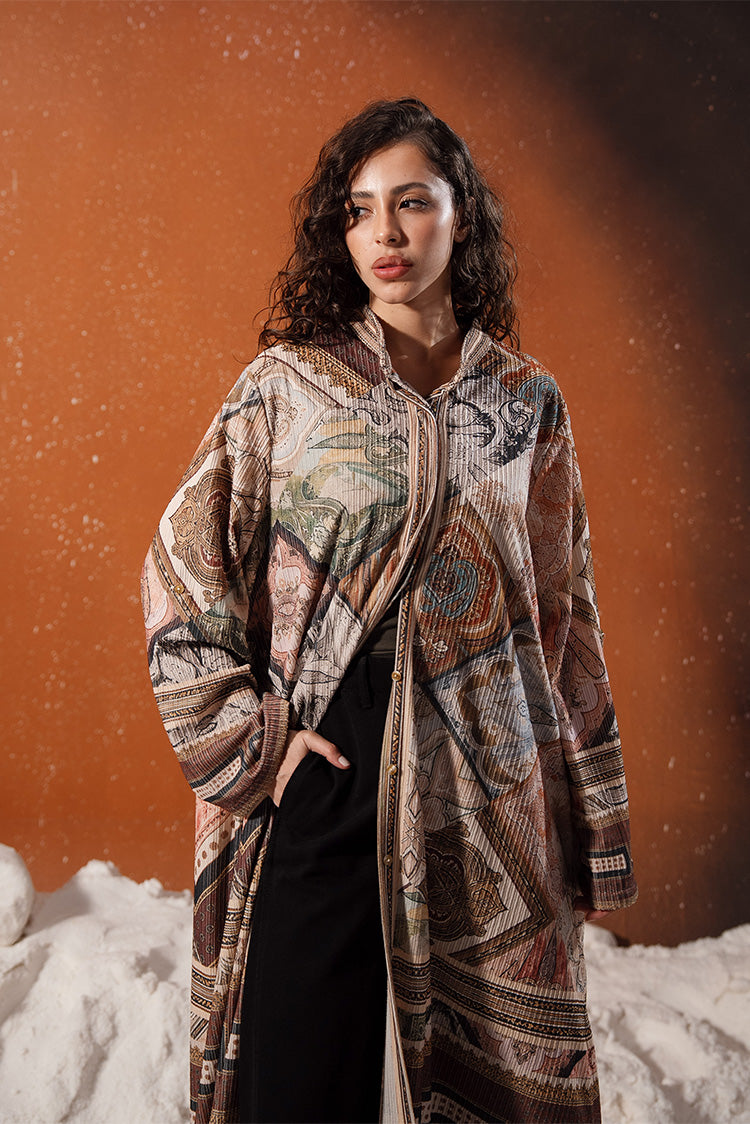 Velvet Patterned long shirt