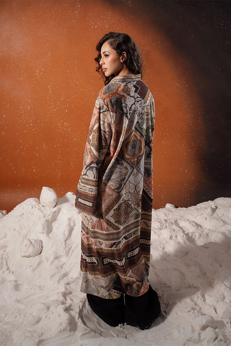 Velvet Patterned long shirt