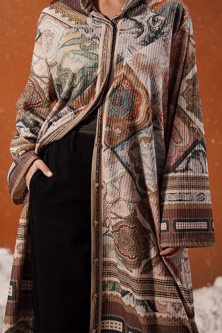 Velvet Patterned long shirt