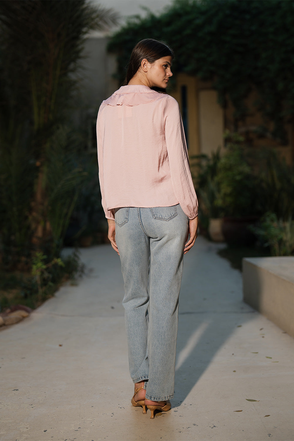 Ruffled chiffon Blouse