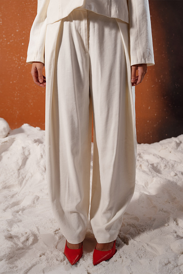High waisted tailored