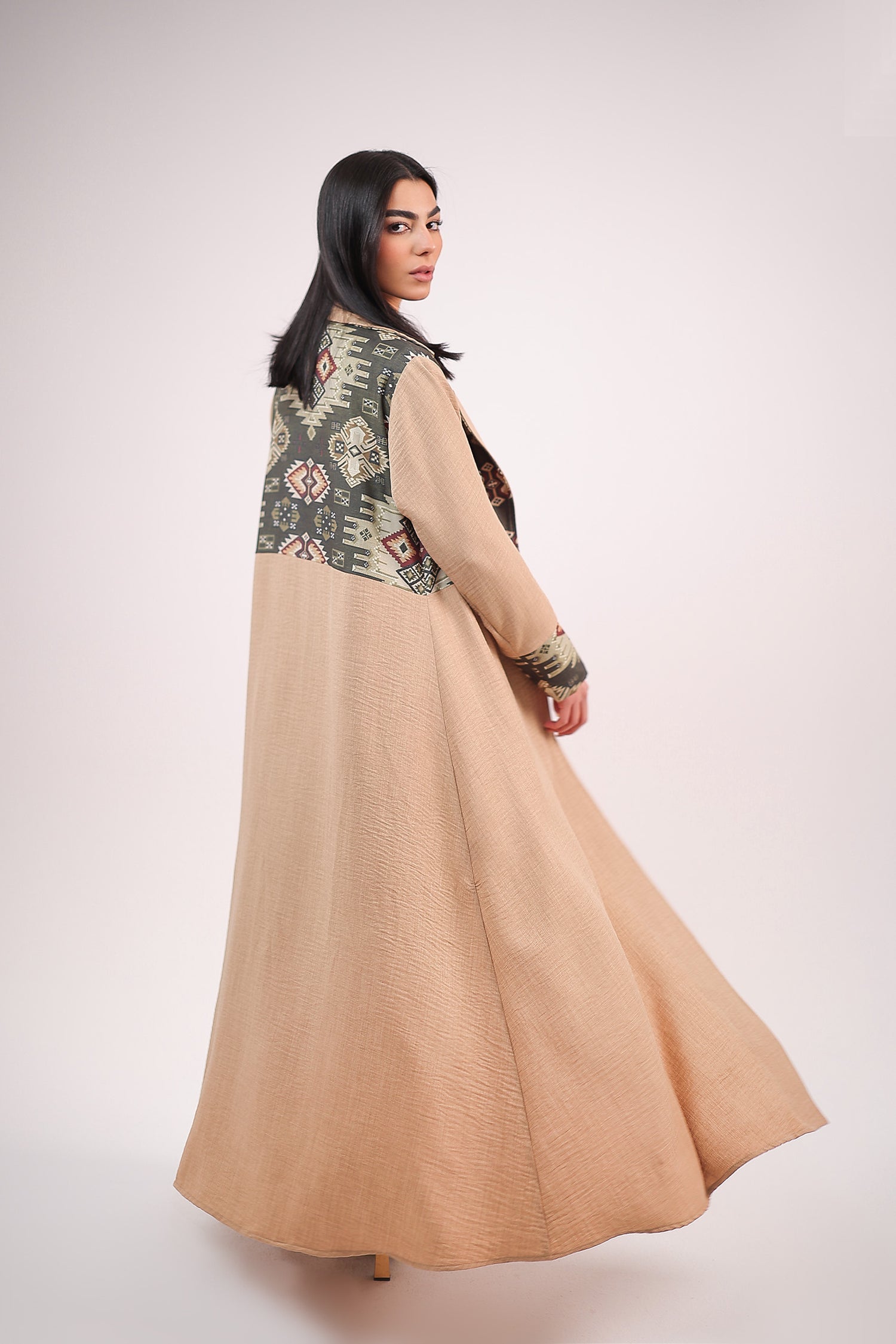 Printed Abaya