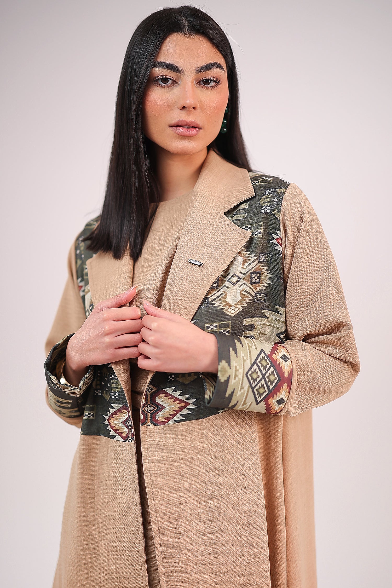 Printed Abaya